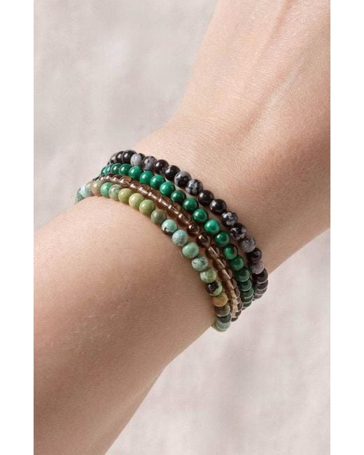 Tiny Rituals Green Scorpio Bracelet Set