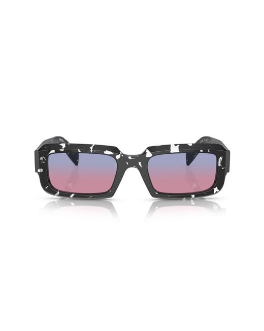 Prada Multicolor 55mm Irregular Sunglasses for men