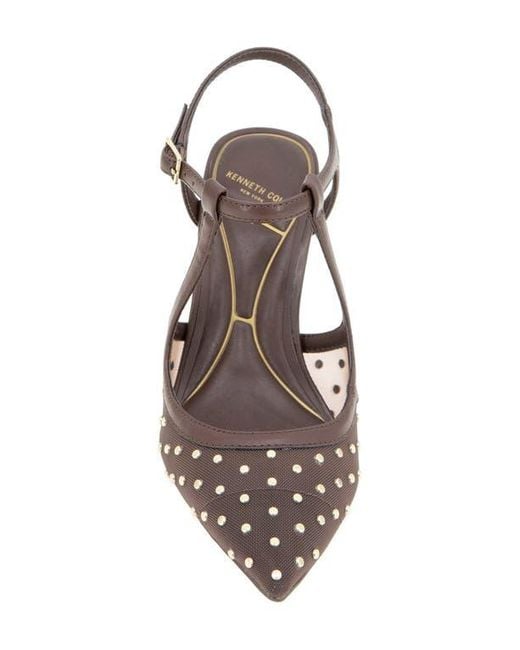 Kenneth Cole Brown Romi Slingback Pump