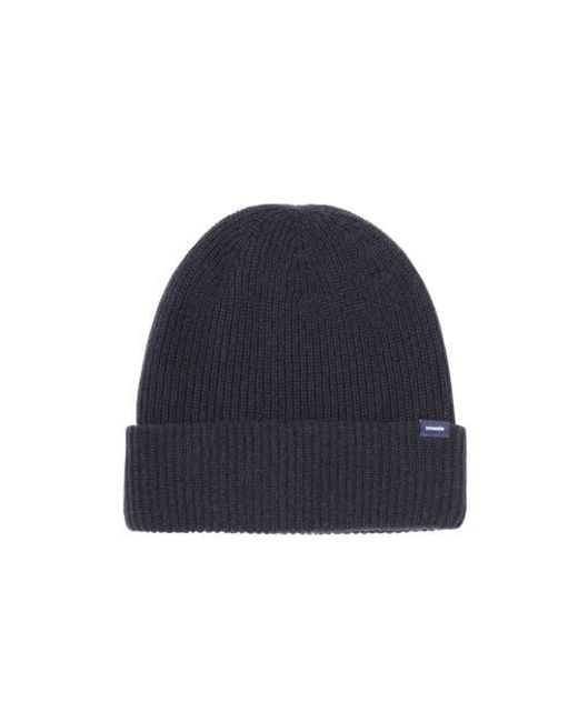 vowels Blue Beanie for men