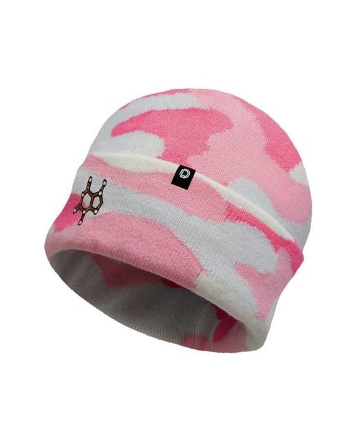 Alix Pink Molecule Beanie for men