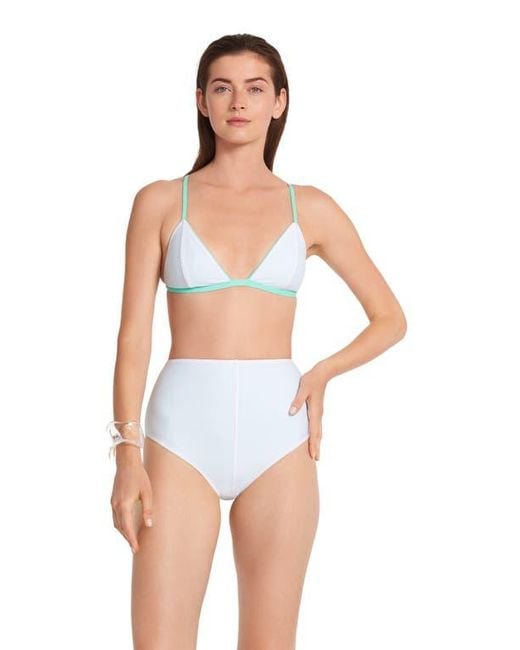 Ansea Pink The Reversible Triangle Top