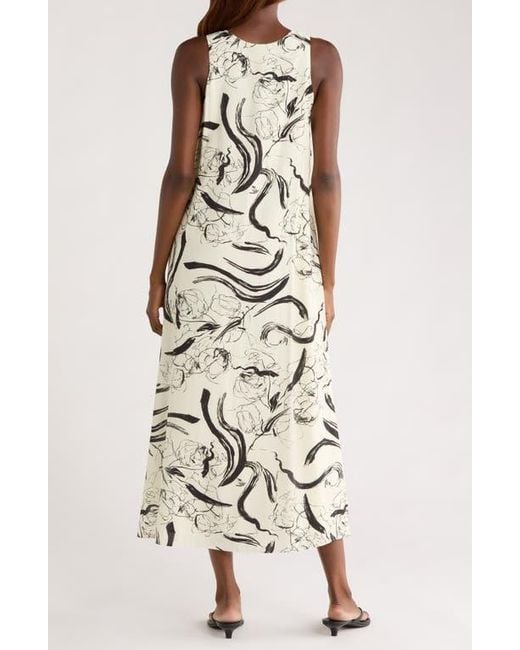 MELLODAY White Sleeveless Shift Dress