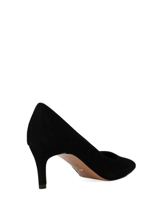 Pelle Moda Black Lailoni Pointed Toe Pump