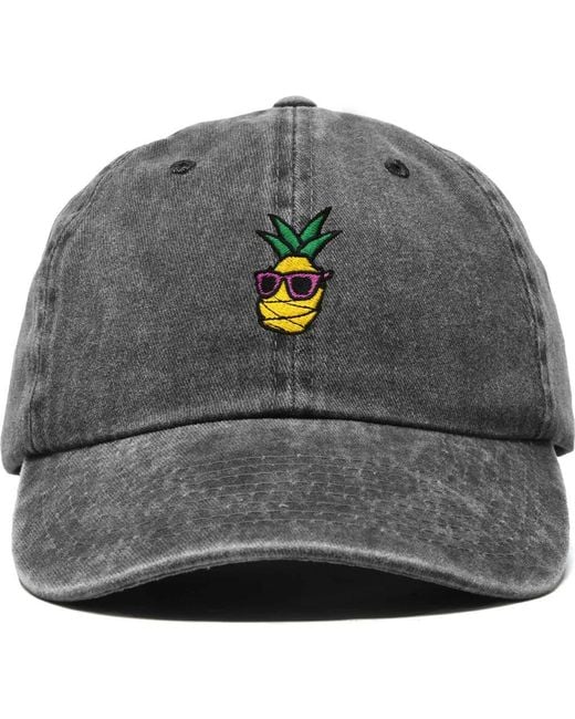Alix Gray Pineapple Embroidered Dad Hat for men