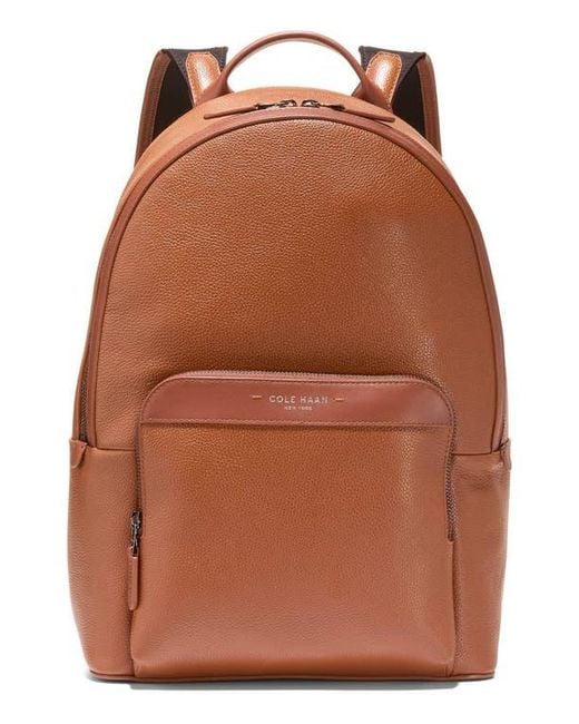 Cole Haan Brown Damon Backpack