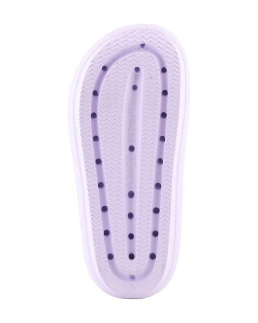 Flexus by Spring Step Purple Bubbles Waterproof Slide Sandal