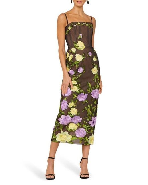 sachin and babi light blue dress A new year deserves a new dress. The Esther Embroidered Midi Dress will be  your perfect companion for the summer months main image 0