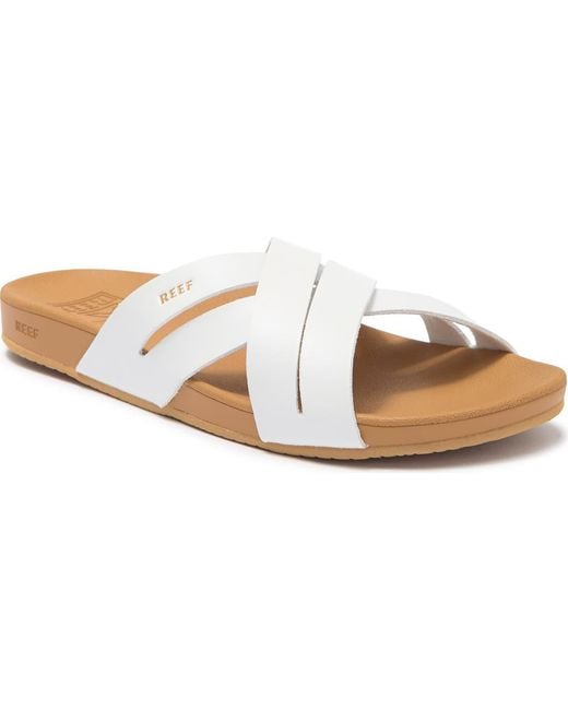 Reef White Cushion Spring Sandal