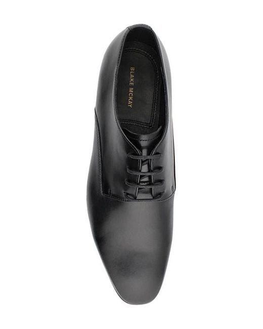 Blake McKay Black James Plain Toe Derby for men