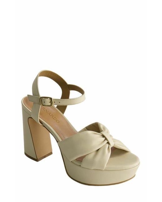 Bernardo Metallic Veronika Platform Sandal