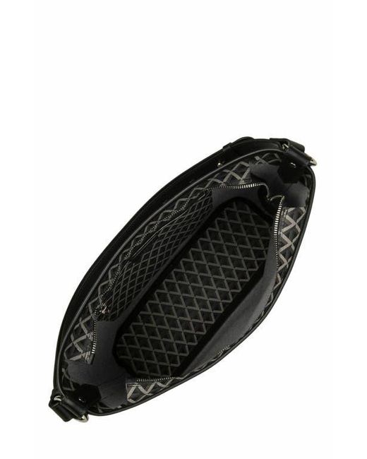 Lancaster Black Zipped Bucket Bag Ikon It