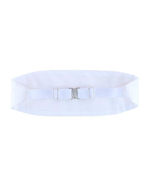 Trafalgar Blue Sutton Solid Color Silk Cummerbund for men