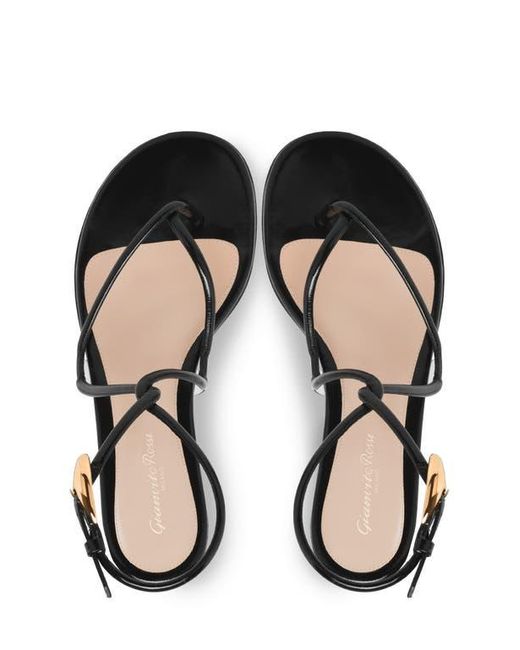 Gianvito Rossi Natural Jungle Mamba Flat