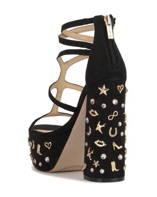 Jessica Simpson Black Aamina 2 Strappy Platform Sandal