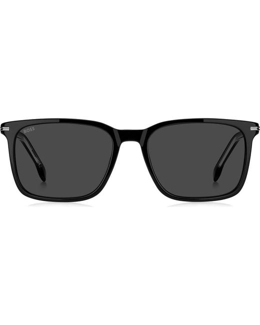 Boss Black 55Mm Rectangular Sunglasses for men
