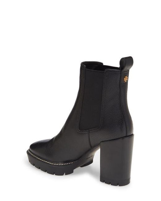 Tory Burch Black Chelsea 70Mm Lug Bootie