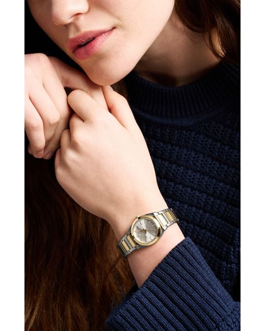 Fossil Black Everett Bracelet Watch, 27Mm