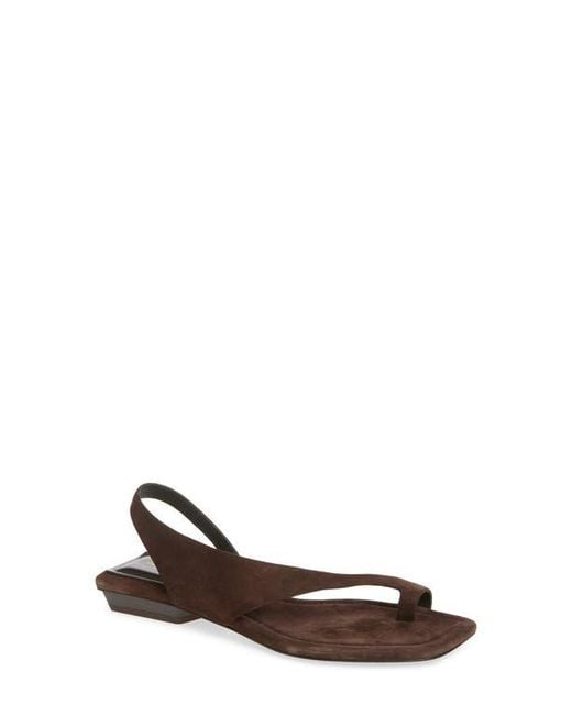 Rag & Bone White Liv Flat Sandal