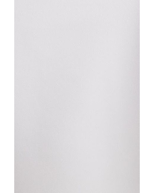 Open Edit White Ruched Strapless Maxi Dress
