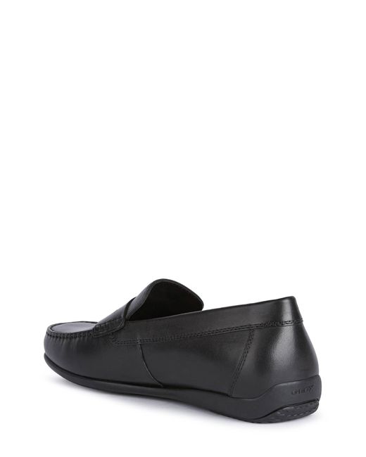Geox Ascanio Penny Loafer in Black for Men | Lyst