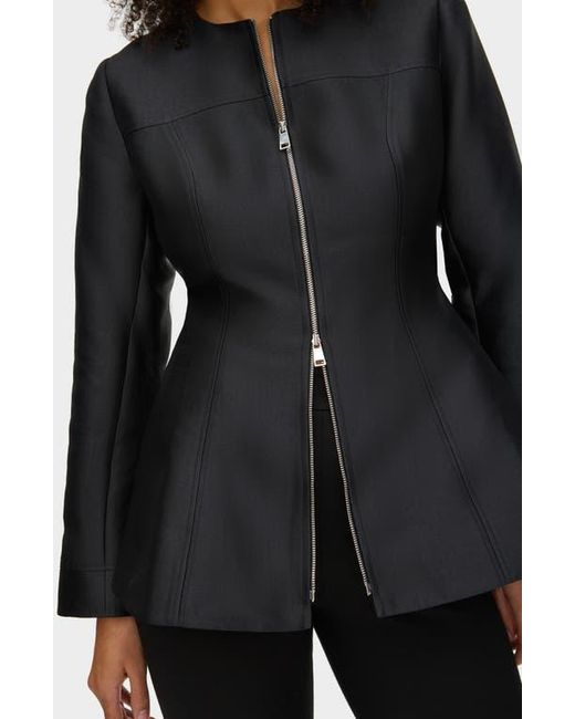 ALIGNE Black Dara Collarless Jacket
