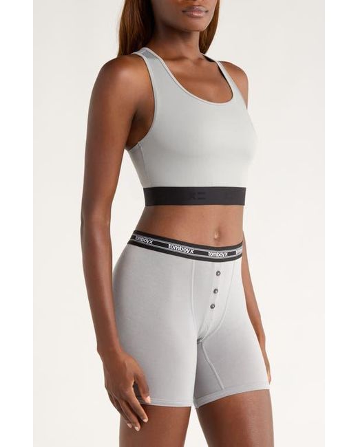 TOMBOYX Gray Racerback Compression Top