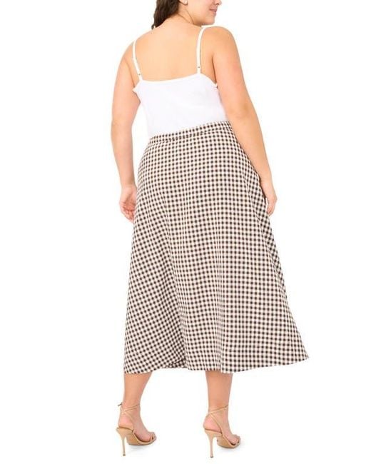 Halogen® Multicolor Pull On Midi Skirt