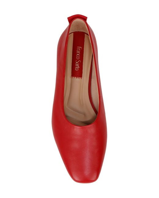 Franco Sarto Red Vana Flat