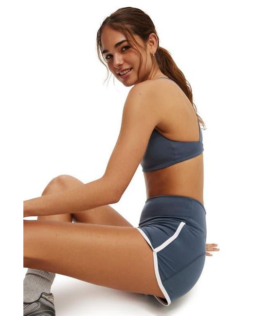 Cotton On Blue Ultra Soft Retro Shortie Short