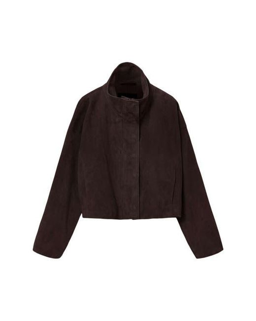 AllSaints Black Ryder Suede Jacket
