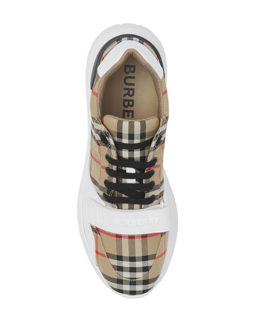 Burberry Multicolor New Regis Check Sneaker for men