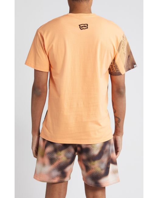 ICECREAM Multicolor Bands Cotton Graphic T-shirt for men