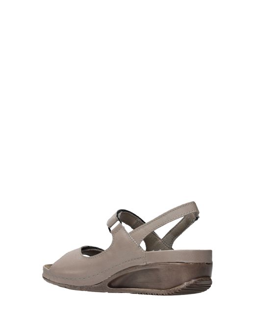 Wolky White Pica Slingback Wedge Sandal