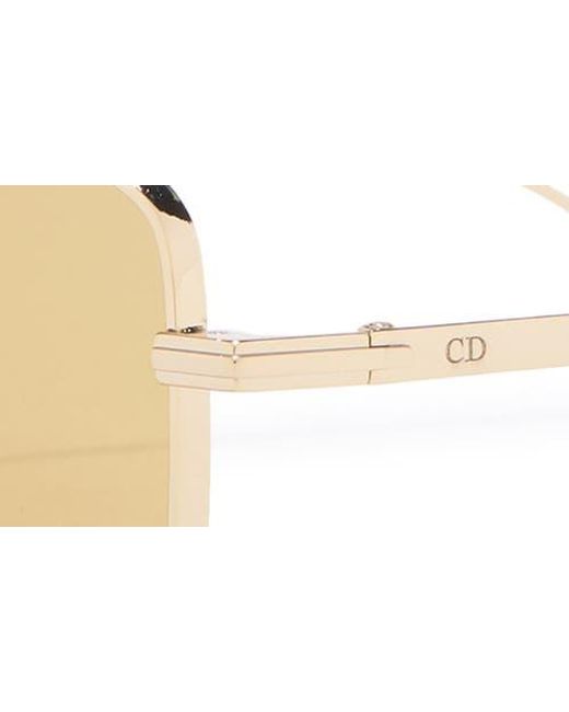 Dior Metallic Blacksuit S17U 54Mm Rectangular Sunglasses for men