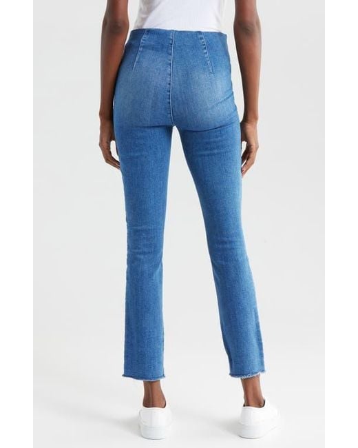 Frank & Eileen Blue Derry Illusion Pull-On Pants