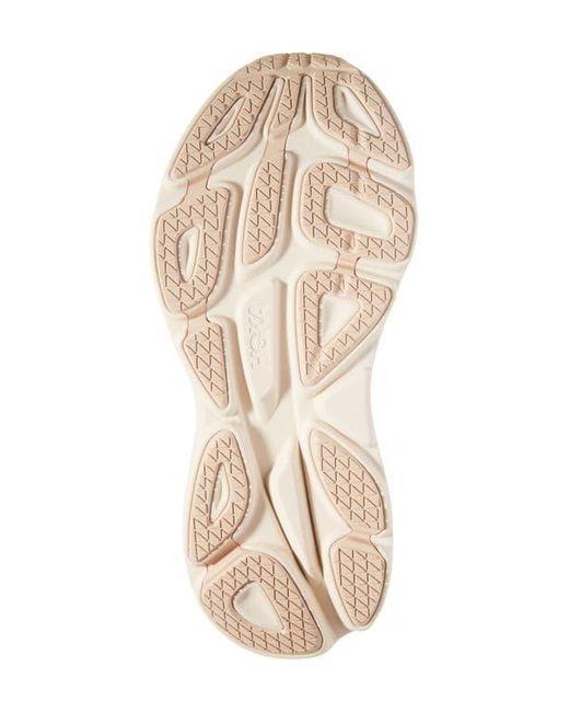 Hoka One One White Bondi 8 Running Shoe for men