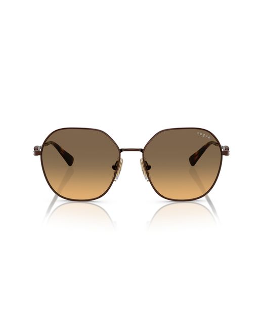Vogue Multicolor 55Mm Gradient Irregular Sunglasses
