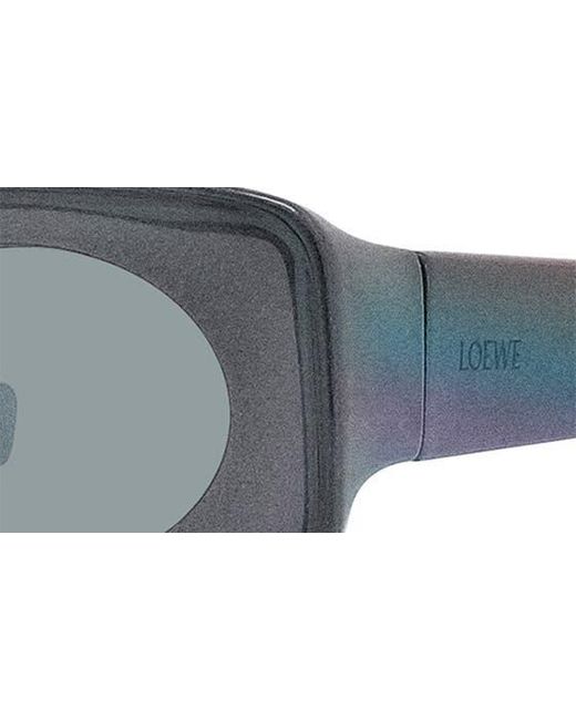 Loewe Blue X Paula's Ibiza 49mm Mirrored Oval Sunglasses