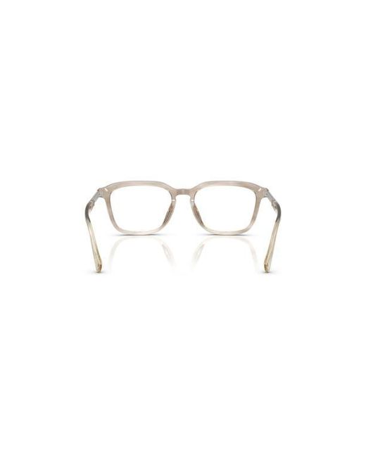 Brunello Cucinelli Metallic 53Mm Rectangle Optical Glasses