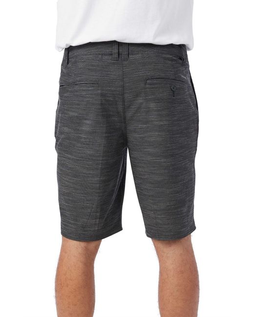 O'neill Sportswear Gray Reserve Slub Hybrid Shorts for men