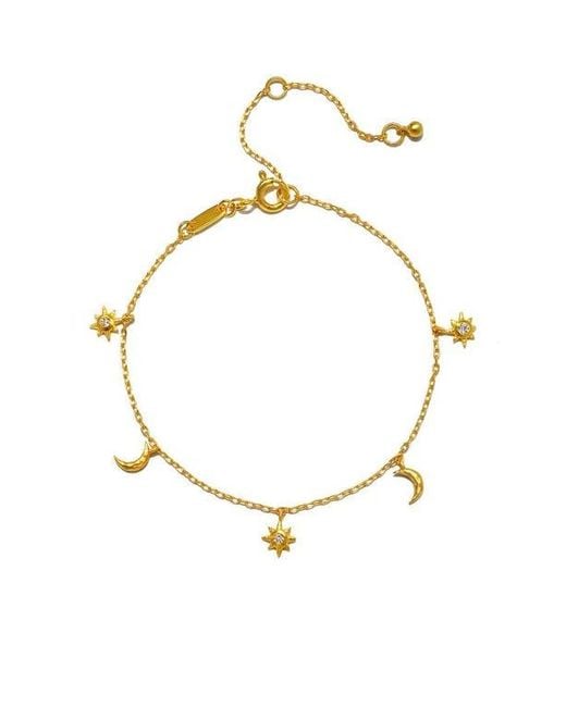 Satya Jewelry White Enchanted Journey Celestial Charm Bracelet