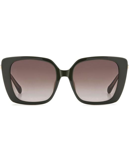 Fossil Brown 54Mm Gradient Square Sunglasses