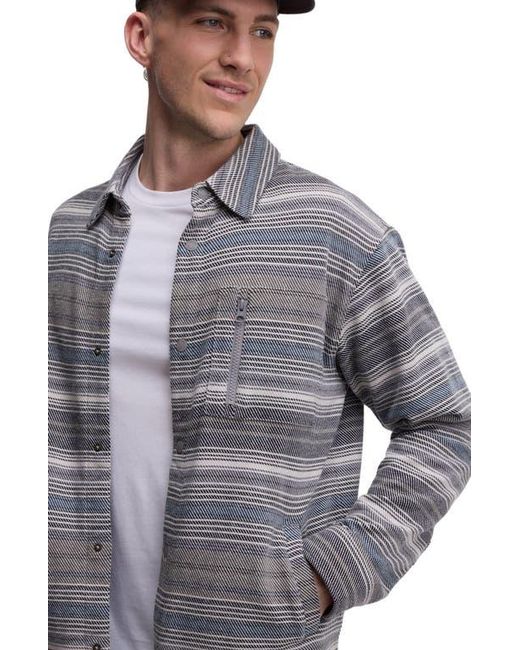 Tentree Blue Thompson Shacket for men