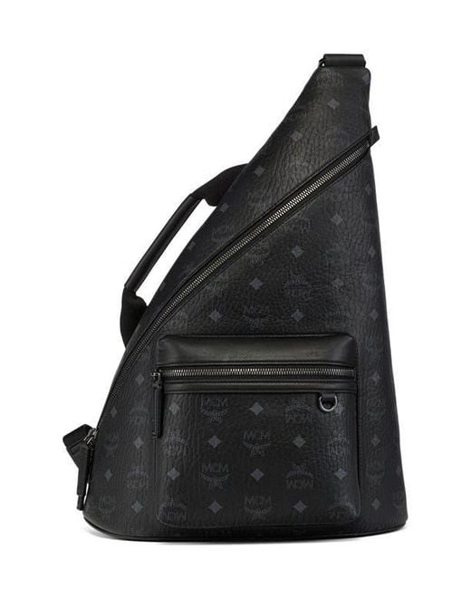 MCM Black Medium Aren Sling for men