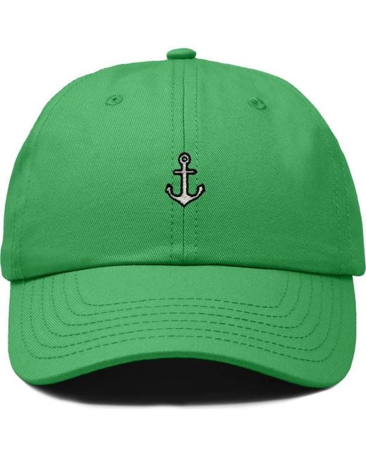 Alix Green Anchor Dad Cap