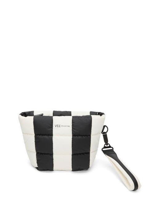 VEE COLLECTIVE Green Porter Colorbock Recycled Nylon Clutch