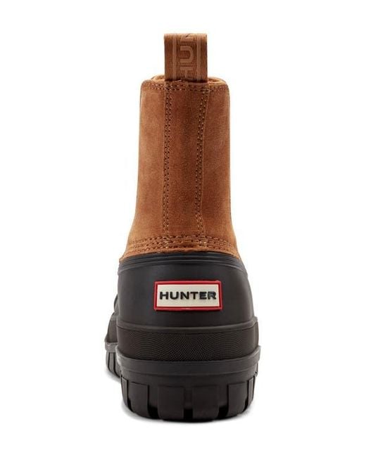 Hunter Brown Sutton Waterproof Duck Boot
