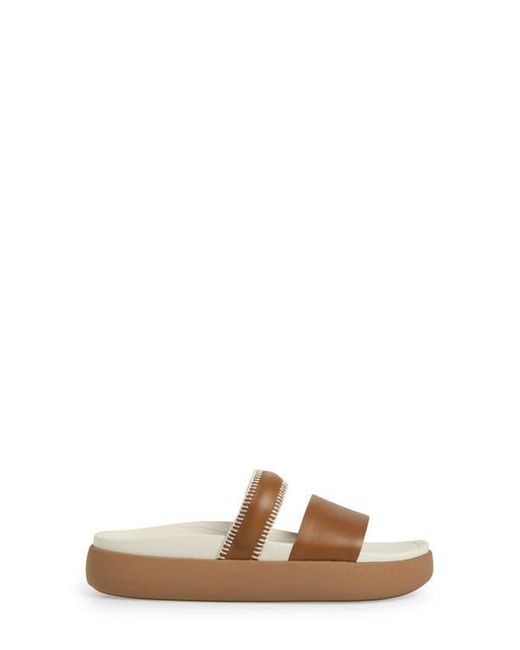 Olukai Brown Pae Slide Sandal