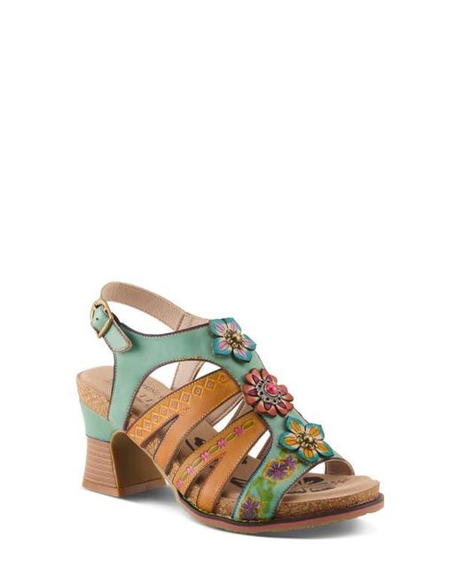 Spring Step Blue Galfriday Sandal